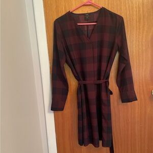 Ann Taylor Plaid Dress